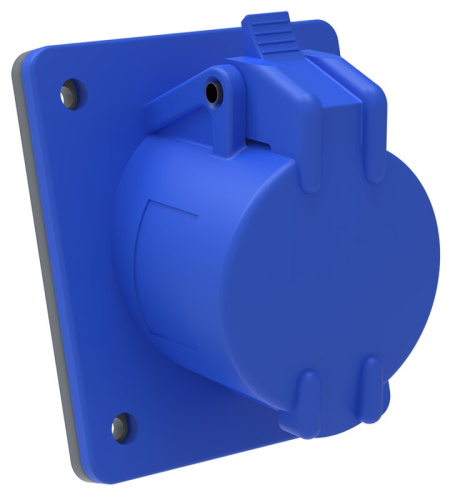 Розетка встраиваемая ССИ-413 16А-6ч/200-250В 2P+PE IP44 MAGNUM IEK