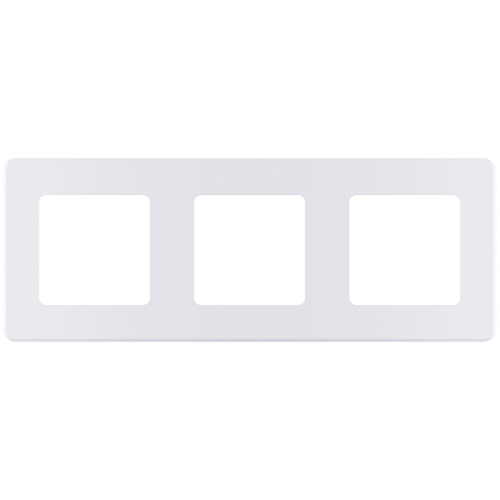 Рамка 3-местная жемчуг INSPIRIA