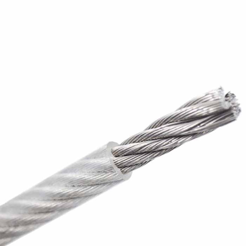 Трос стальной  с ПВХ Zn 5,0/6,0