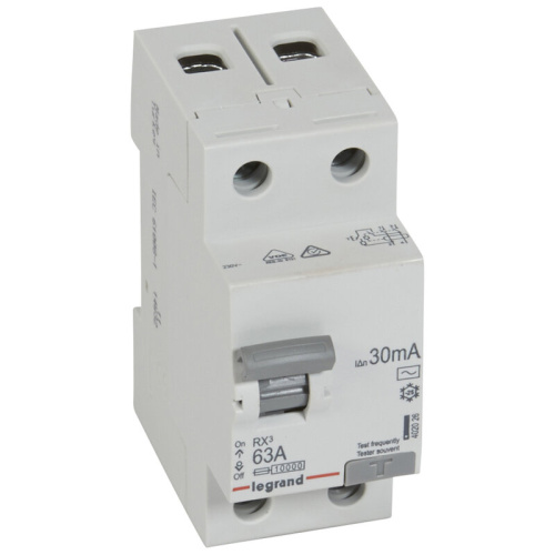 УЗО ВДТ Rx3 30ма 63а 2п Ас Legrand 