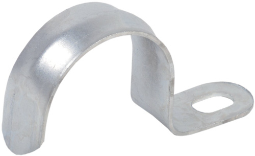 Скоба металлическая однолапковая d=12-13мм с крепежным отверстием 6х4 ELASTA IEK