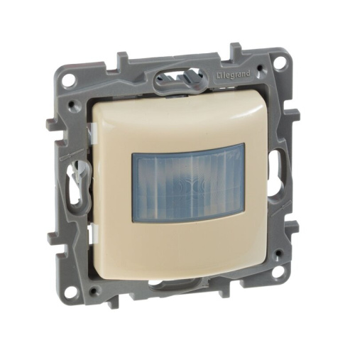 Датчик движения с регулировкой выдержки времени освещенности и радиуса обнаружения слон кость ETIKA