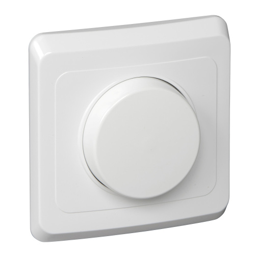 Светорегулятор (диммер) C/У поворотный 300 Вт, 230 В, БЕЛЫЙ ЭТЮД