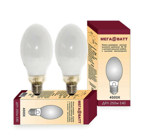 Лампа ДРЛ-250 E40 (20) МЕГАВАТТ 03014