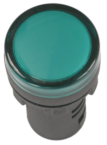 Лампа AD16DS(LED)матрица d=16мм зеленый 24В AC/DC IEK