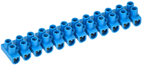 Зажим контактный винтовой ЗВИ-3 н/г 1,0-2,5мм2 12пар синий IEK