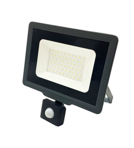 Прожектор светодиодный СДО PFL- C3 SENSOR 50w  6500K IP65  Jazzway