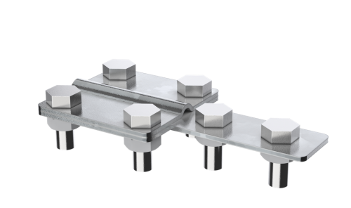 Зажим соединительный контрольный прямой пруток-полоса оцинкованная сталь IEK