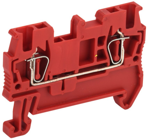 Клемма пружинная КПИ 2в-1,5 17,5А красная IEK