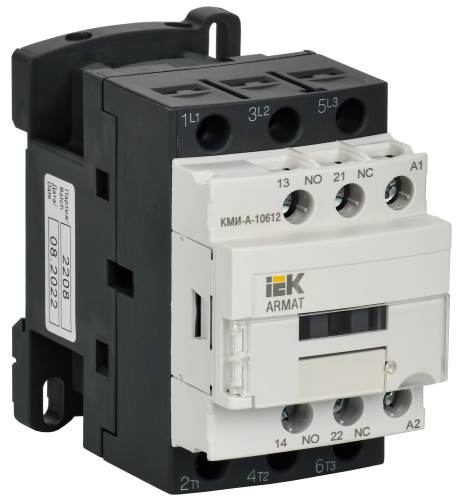 Контактор КМИ-А-10612 LC1D 6А 400В/АС3 1NO/1NC ARMAT IEK