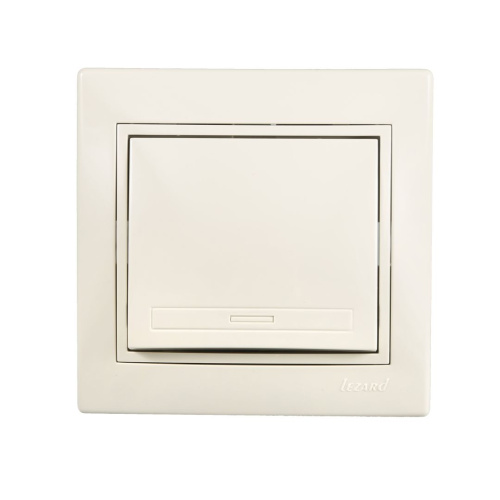 Выключатель кремовый MIRA 