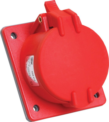 Розетка встраиваемая ССИ-425 32А-6ч/200/346-240/415В 3P+PE+NIP44 MAGNUM IEK