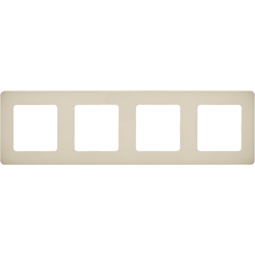 Рамка 4-местная слоновая кость INSPIRIA