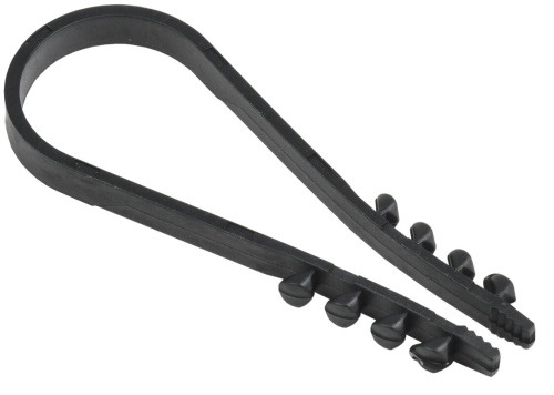 Дюбель хомут 19-25мм нейлон черный (100шт) IEK