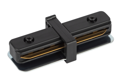 Коннектор питания ЭРА TR-1PA-IC BK для однофазного шинопровода прямой черный