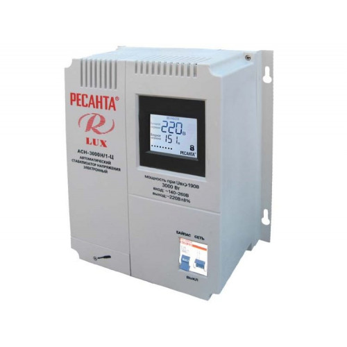 Стабилизатор АСН-3000 Н/1-Ц LUX Ресанта