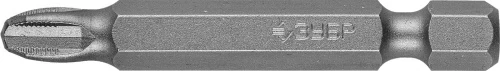 Биты ЗУБР "МАСТЕР" кованые, хромомолибденовая сталь, тип хвостовика C 1/4", PH2, 25мм