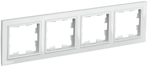 Рамка 4-местная РУ-4-БрБ белый BRITE IEK