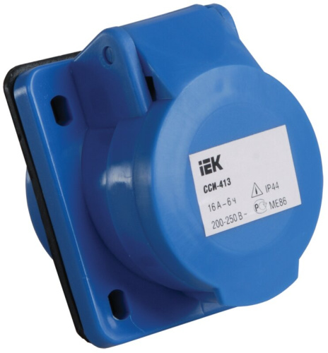 Розетка стац. скрытая ССИ-413 2Р+Е 16А 200-250В IP44 IEK
