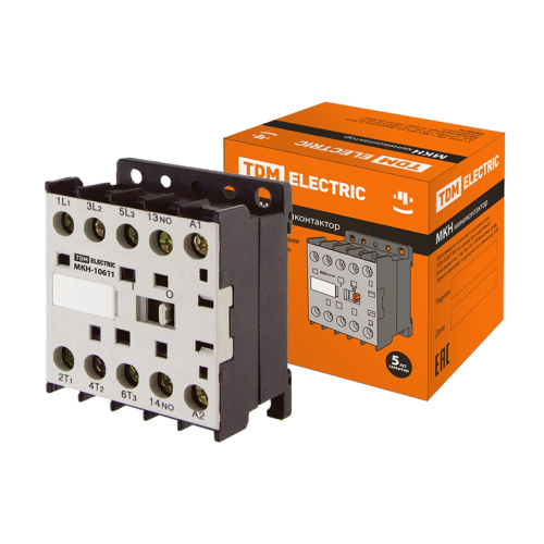 Миниконтактор МКН-10611 6А 230В 1НЗ TDM