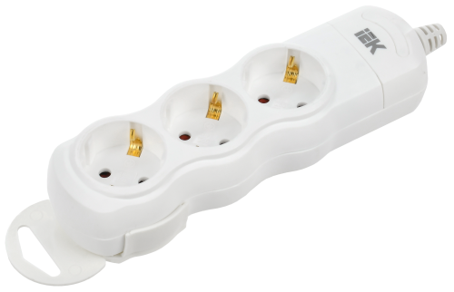 Розетка переносная разборная РПр03 3 места IEK